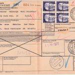 BRD - Stockdorf 1969/87 2 Einschreibebriefe + Paketkarte n. RUMÄNIEN