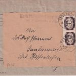 DR-Infla - 2x1 M. By-Dienst-Abschied/DR Dienstbrief Tegernbach 20. Jan 22