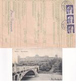 Bayern/BRD - Lohof Postkarte 1910 + Eilbotenpaketkarte i.d. SCHWEIZ 1972