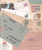 Bayern/BRD - Kohlgrub 1900/1984 13 Belege Gebühr bezahlt, Einschreibebriefe etc.