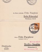 Bayern/BRD - Kohlgrub 1900/1984 13 Belege Gebühr bezahlt, Einschreibebriefe etc.