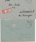 Bayern/BRD - Kohlgrub 1900/1984 13 Belege Gebühr bezahlt, Einschreibebriefe etc.