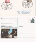 Bayern/BRD - Kohlgrub 1900/1984 13 Belege Gebühr bezahlt, Einschreibebriefe etc.