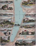 Bayern - Starnberger See u. umliegende Orte farb. AK ungelaufen ca. 1910