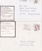 BRD - Starnberg Masch.werbestempel ex 1977/90 6 Briefe