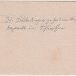 Bayern - Schliersee 1918 Feldpost-Kartenbrief n. Fischbachau