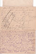 Bayern - Kreuth, Dorf Kreuth, Kreuth (Wildbad) 3xK1 - 3 Belege aus 1883/1896