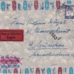 BRD - 1 DM Bed. Deutsche Eilbrief Tegernsee - München 26.6.64