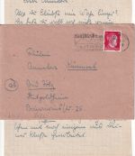 DR - Bad Wiessee 5.2.44 Brief KLV-Lager Hotel Albrecht n. Bad Tölz - mit Inhalt