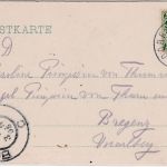 Bayern - Dorf Kreuth 18. JUL 1905 adelige (Thurn&Taxis) Karte n. ÖSTERREICH