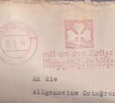 Bizone - Bad Reichenhall 27.6.49 20 Pfg. AFS "AOK" Brief n. München