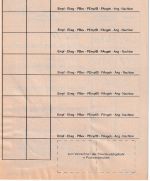 BRD - 2x200+2x20 Pfg. I&T Paketzustellliste Poststelle II Aiglsbach 1986