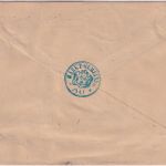 Bayern - 15 Pfg. Staatswappen/Volksstaat Dienstbrief Au b. Freising 9. APR 19
