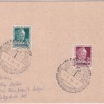 FZ/Württemberg - 10+20 Pfg. G.Werner Stiftung Karte/FDC m. ESST Reutlingen 1949