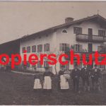 Bayern - Hausham Michlbauer Bauernhof priv. sw-Foto-AK gelaufen 1919