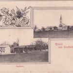 Bayern - Irschenberg Salzhub Ortsansicht sw-Mehrbild-AK ungelaufen ca. 1900