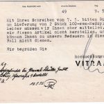 BRD - Coburg 1952 10 Pfg. AFS "Vitram" Karte n. Kronach