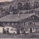 Bayern - Fischbachau Landhaus Fischerkrain b. Marbach sw-AK gelaufen 1909