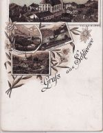 Bayern - Schliersee Ort Valepp etc. Mehrbild-Vorläuferlitho ungelaufen ca. 1890
