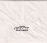 BRD/Postkrieg - 80 Pfg. Heimatvertriebene Brief n. POLEN Berlin 1986