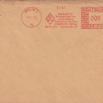 DR - Berlin S14 19.11.31 8 Pfg. AFS "GVV" Blankoabschlag a. Kuvert