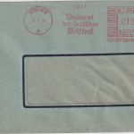 DR - Berlin W8 25.7.35 12 Pfg. AFS "Werberat der deutschen Wirtschaft" Brief