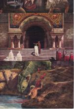 DR - Dt. Sagen Nibelungen I Kartenserie (6 Stück) Uvachrom Bildkarten Serie 405