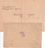 Bayern - Bad Kissingen 1916 Ortsbrief/Frei durch Ablösung (Amtsgericht)