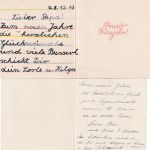 DR - Augsburg 23.12.43 Feldpostbrief n. Swinemünde - Inhalt !
