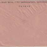 All.Bes./AM-Post - 12+12 Pfg. Mischfrankatur Brief Landsberg - Münster 13.4.46