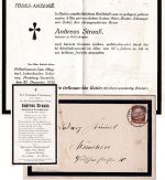 DR - Landsberg 24.12.33 Trauerdrucksache + Sterbebild Pessenhausen n. München