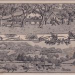 Bayern - Irschenberg Ahrain Kl. Schwaige Mühle sw-Mehrbild-Künstler-AK ca. 1920