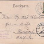 Bayern - Wörnsmühle T. Miesbach Posthilfstelle-Ra3 entspr. AK n. Zirndorf 1901