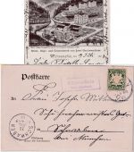 Bayern - Wörnsmühle T. Miesbach Posthilfstelle-Ra3 AK Säge-/Mühl-/Cementwerk