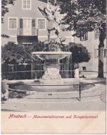 Bayern - Bayer. Tragtierkol. Ers.Abt. Miesbach Feldpostkarte n. Herxheim 1917