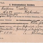 DR - 5 Pfg. Adler Perfin "OK" (AOK) karte Starnberg - Puchheim 6.8.25