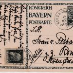 Bayern - 5 Pfg. Jubiläums-Ganzsache+Zusatz n. ITALIEN Berg b. Starnberg 12.3.11