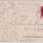 Bayern - Waalhaupten T. Waal Posthilfstelle-Ra3 Karte n. Muthmanshofen 1919