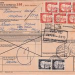 BRD - 5x170+2x5 Pfg. Heinemann Paketkarte i.d. SCHWEIZ Mattsies - Montana 1975