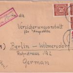 All.Bes. - Ottobeuren 2.5.46 Einschreibestempel Einschreibebrief n. Berlin
