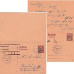 Bayern - 15/15 Pfg. Hupp/Freistaat Ganzsache Görisried - Hamburg 7. APR 20