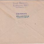 All.Bes. - Kaufbeuren Bezahlt 6.5.46 Tagesstempel Brief n. Nordhausen