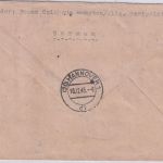 All.Bes. - Kempten 2 6.12.45 Gebühr bezahlt Ovalstpl. Einschreibebrief