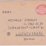 All.Bes. - Kempten 2 25.2.46 Gebühr bezahlt Ovalstpl. Brief n. Ludwigsburg !!
