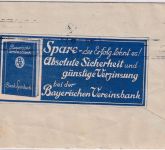 DR - Kempten 1931 Ortsbrief mit Bayer. Vereinsbank-Werbevignette und Inhalt