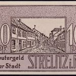 DR-Infla - Strelitz i.M. 10 Pfg. Reutergeld 1922 kassenfrisch