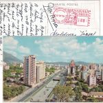 Venezuela - Caracas 1970 60 C. PFS (Pferd) Luftpostkarte n. München