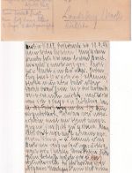 Preussen/DR - Soldin Paketbegleitbrief, Dienstbrief + 2 AK ca. 1800/1944