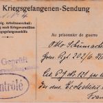 DR - Braunschweig ca. 1917 Kriegsgefangenenkarte (Vordruck) n, FRANKREICH