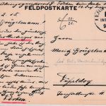 DR - K.D.Feldpost-Exped. 14. Inf.Div. Feldpostkarte Feldkriegsgerichtsrat 1915